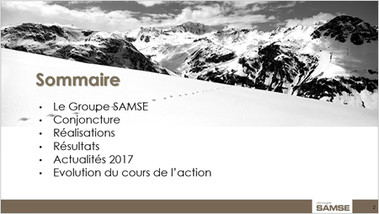 Samse - Presentation of results to financial analysts